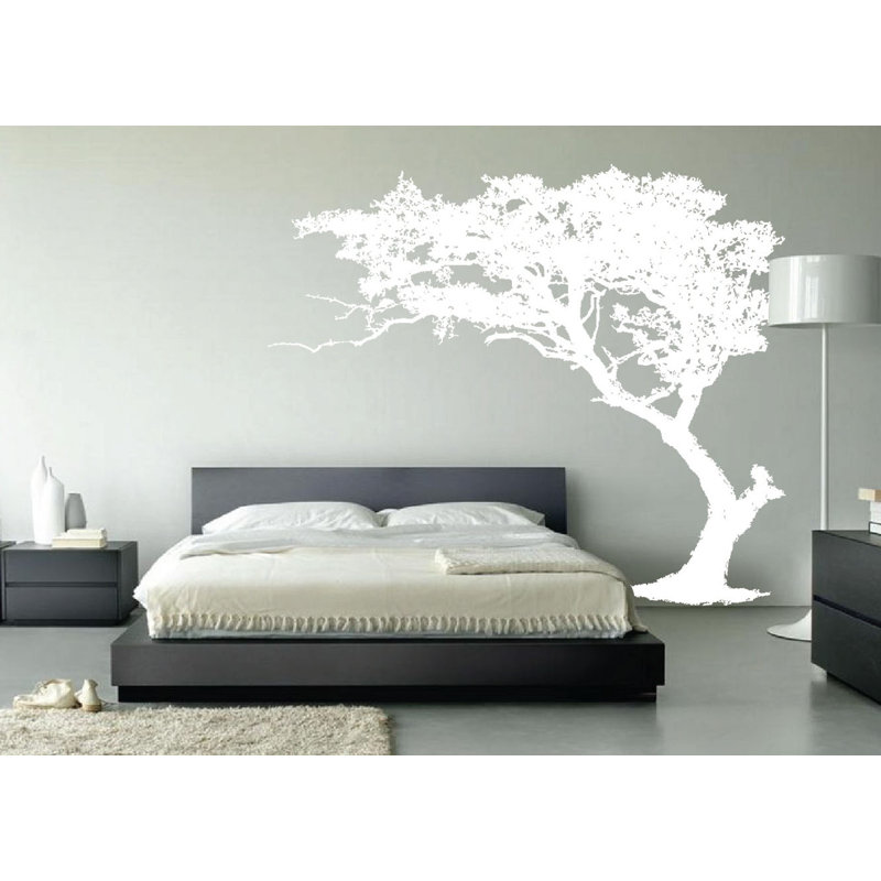 Adhésif décoratif forêt pour chambre de bébé, 84 po, Blanc