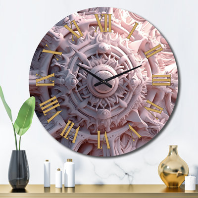 Horloge murale Alien Fractal Space