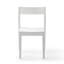 Chaise d'appoint moderne en bois massif Linzy-108822776
