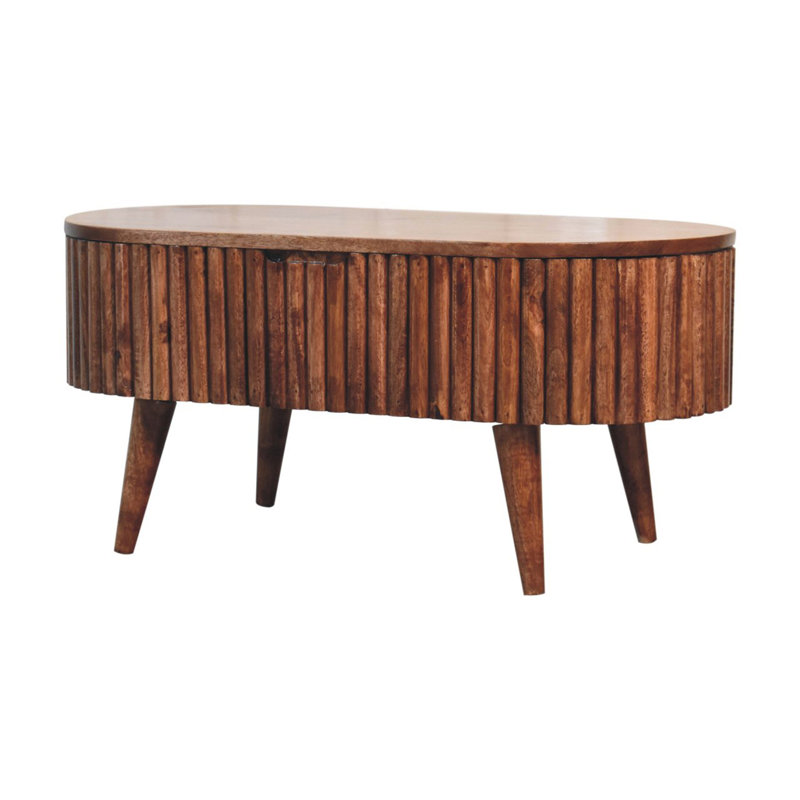 Solid Wood Honey Caramel Mokka Coffee Table