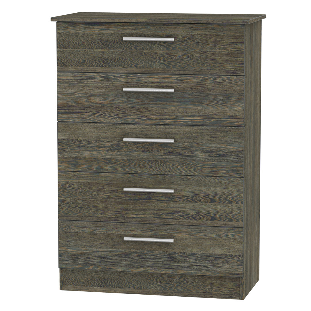 Fully Assembled Lyman 5 Drawer 76.5Cm W Chest