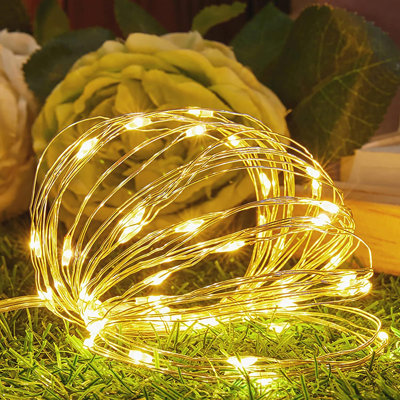 1000cm LED Battery Powered 100 - Bulb Fairy String Light