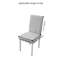 Housse pour chaise de salle à manger
