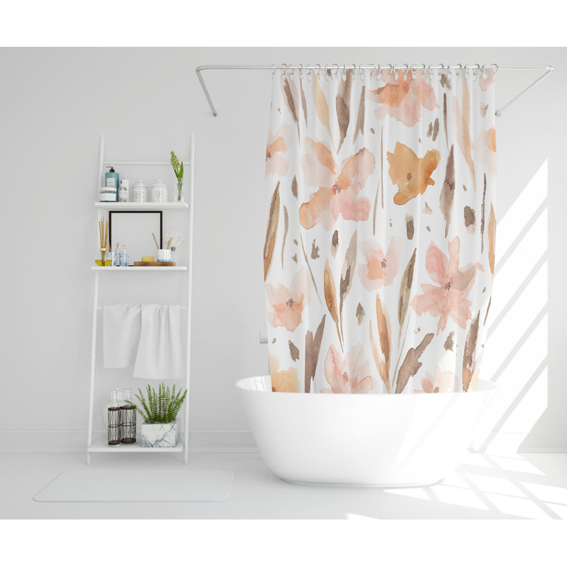Jammie Polyester Shower Curtain, 168cm H x 168cm W