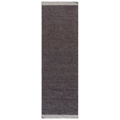 Vermont Hand Woven Wool;Cotton Solid Color Indoor Rug