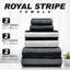 Royal Striped Premium Cotton Bathroom Towels, Super Soft, Thick, Absorbent & Quick Dry – Hand, Bath Towels & Bath Sheet -539479600-554243578