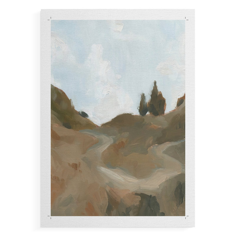Sentier de randonnée West Fourche III - Impression sur toile seulement - NON-CADRE, H 12 po x l 8 po