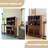 Nut-brown Solid  Wood Display Cases