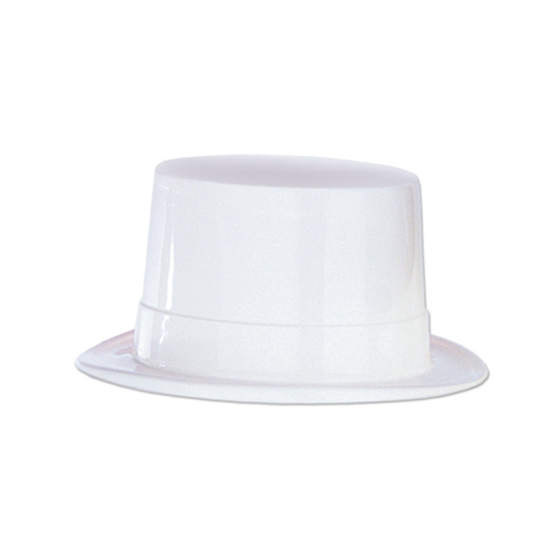 White Plastic Topper - Pack of 24