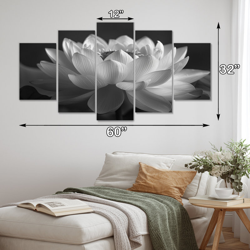 Gassaway - Lotus Wall Art Print Set