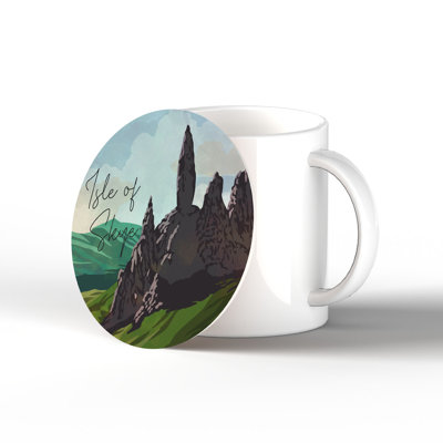 Ceramic Round 1 Piece Coaster