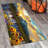 Floral Print Non-Woven Soft Rug with Intricate Details and Vibrant Colors Perfect for Indoor Use-114328853
