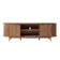 Dragelin Modern Reeded TV Stand with Open Storage