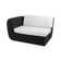 Savannah 53.2" Wide Wicker Loveseat with Cushions