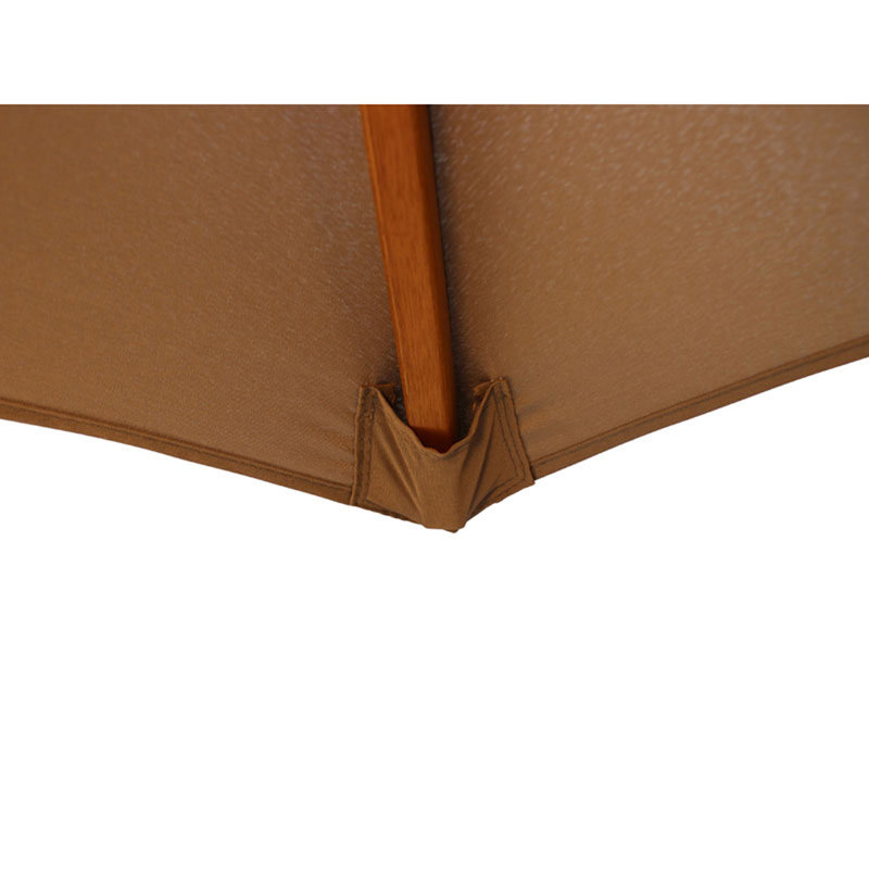 Sasha 635cm Market Parasol, Taupe