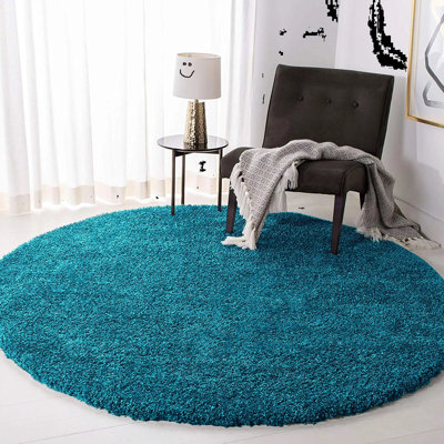 Solid Colour Shag Area Rug