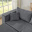 Canapé modulaire modulaire en velours côtelé compressé-57564805