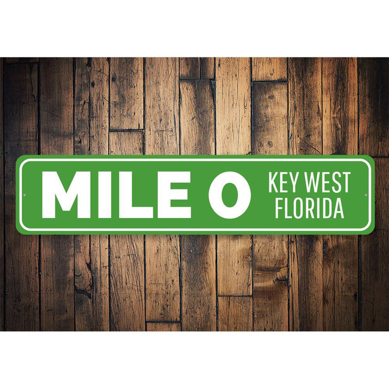 Panneau en aluminium Mile Key West, H 6 po x l 24 po x P 0,06 po