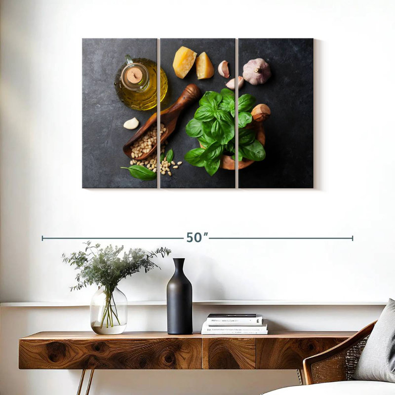 Yarlin Making Pesto, 24" H x 38" W