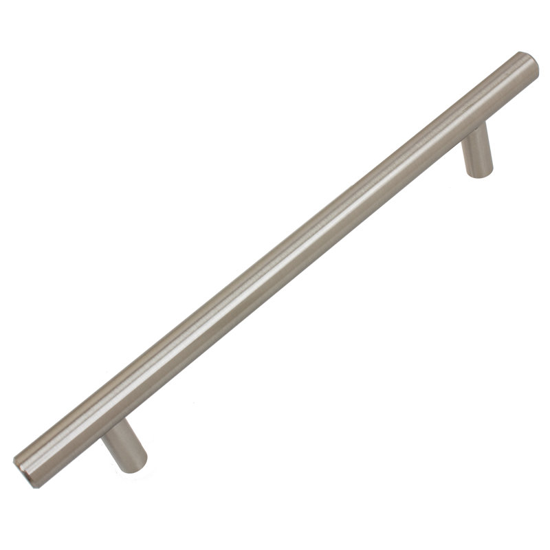 Poignée barre Roman, Acier Inoxydable, 8.8125"