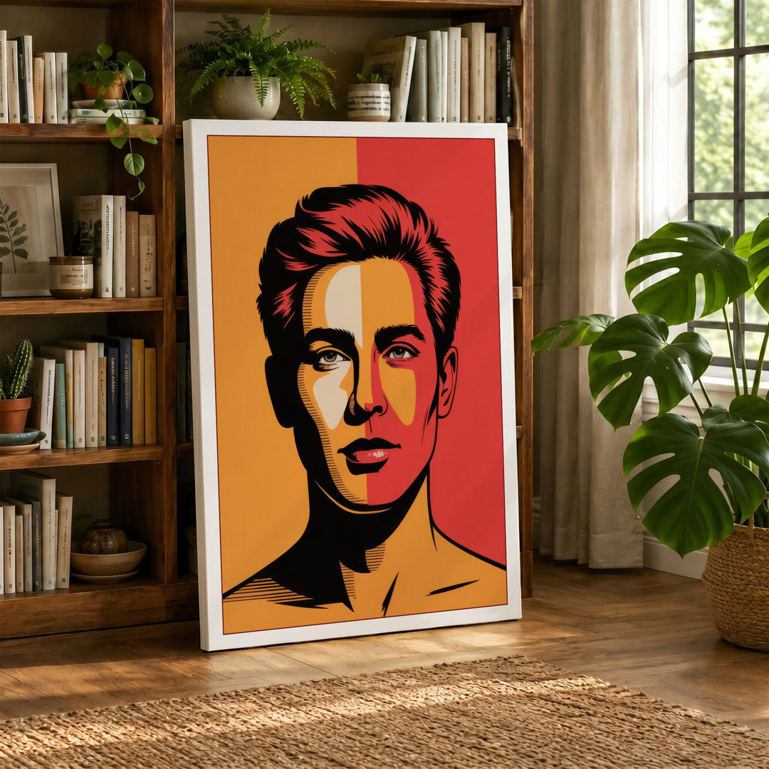 Bold Portrait Pop Art Canvas Art Print