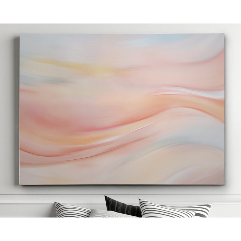 " Soft Harmony ", 24" H x 32" W x 1.5" D, Wrapped Canvas