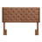 Maria Brown Tufted Faux Leather Queen/Full Headboard