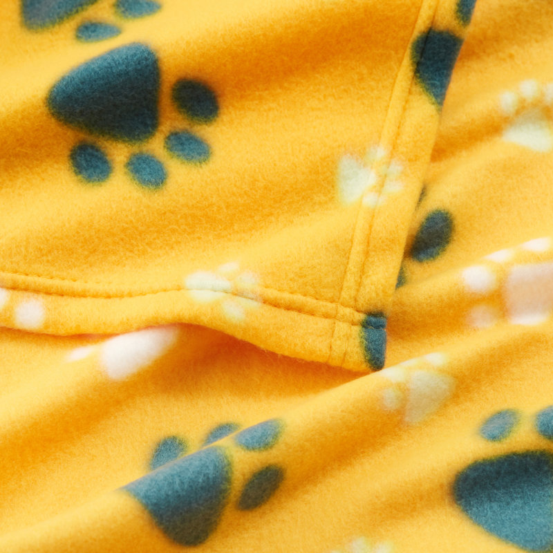 Animal Print Fleece / Microfiber Pet Blanket, 29.5" L x 24" W