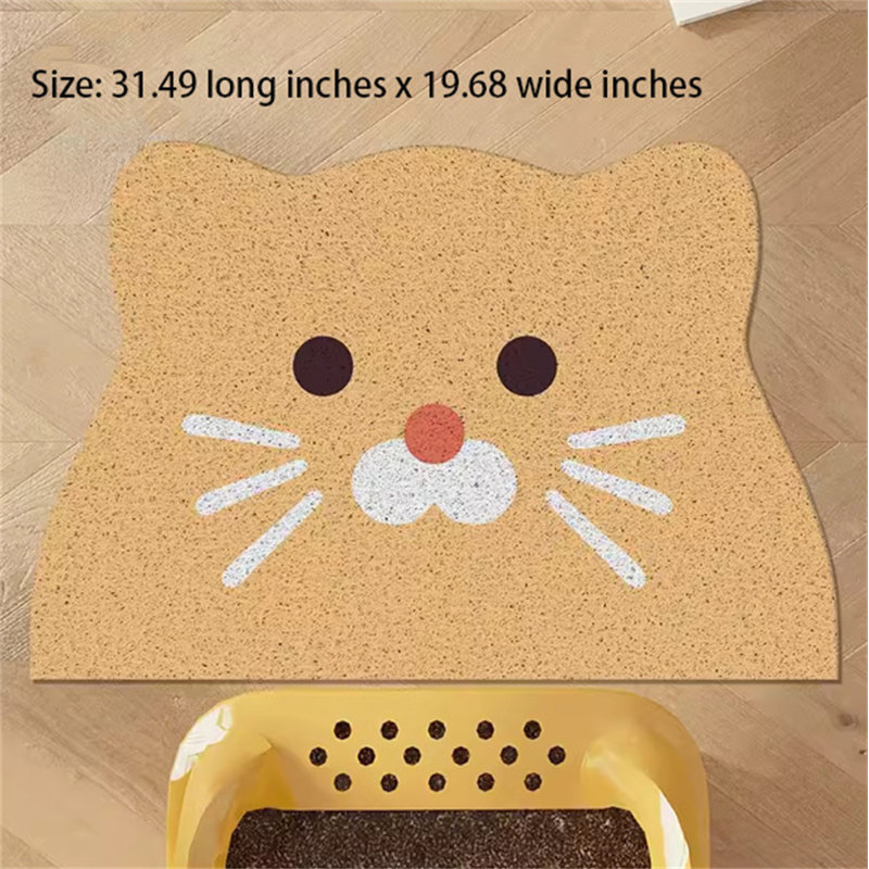 Tapis filtrant pour litière pour chat, H 0,11 po x l 35,43 po 