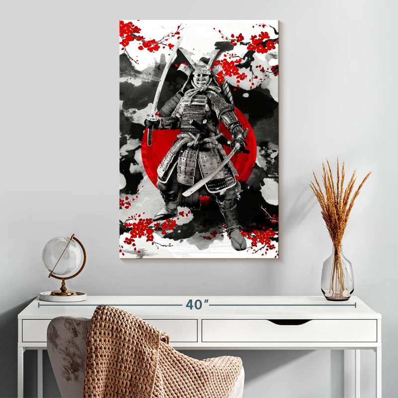 Mait Sakura Samurai, 30" H x 20" W