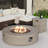 Shade Concrete Propane Outdoor Fire Pit Table-232594054