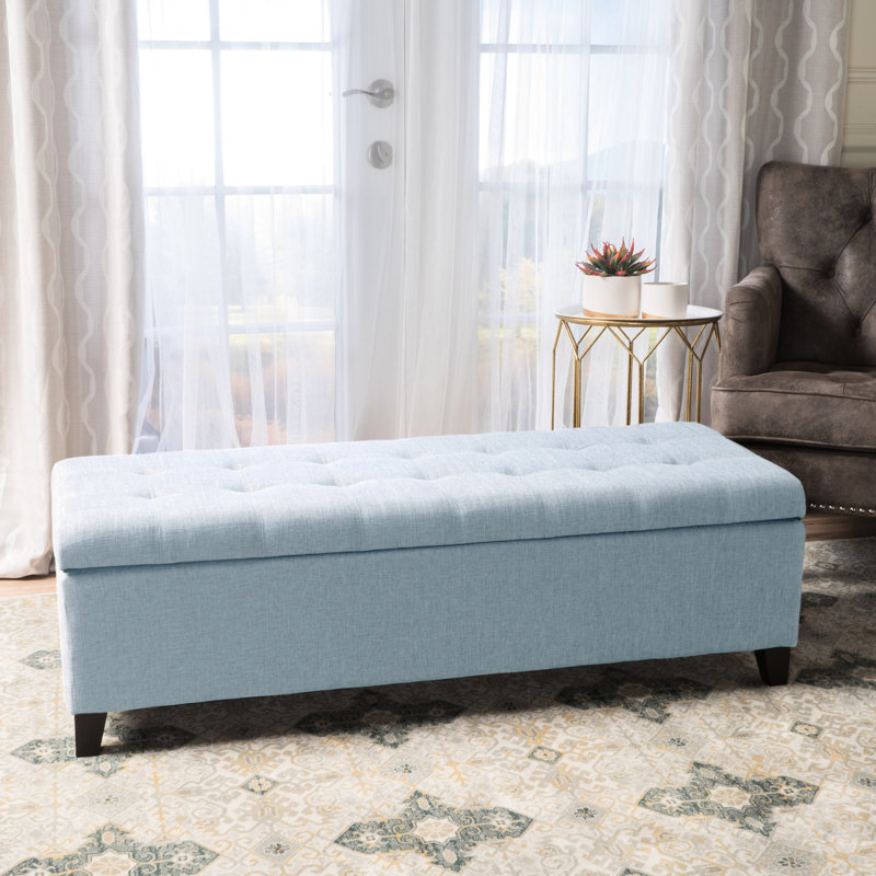 Tissu avec rangement - Design: P 19,59 po x l 49,91 po x H 16,55 po, Naturel