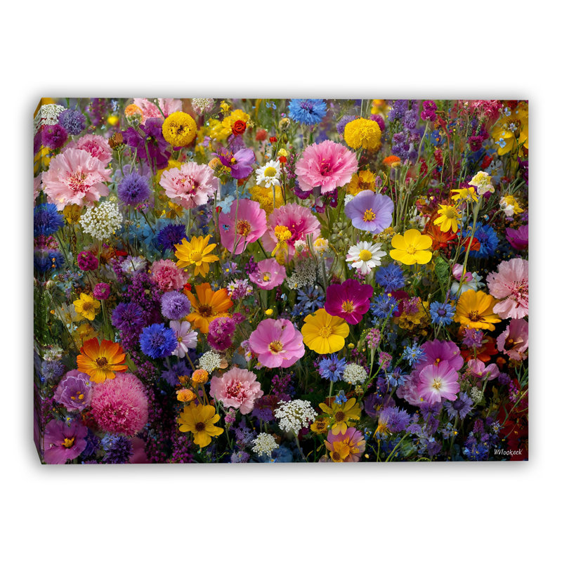 «Gentle Bloom», art mural sur toile tendue, H 30 po x l 30 po x P 1,5 po