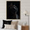 Portrait d'un chat noir, photographie