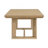 Brown Trestle Table With Leaf
