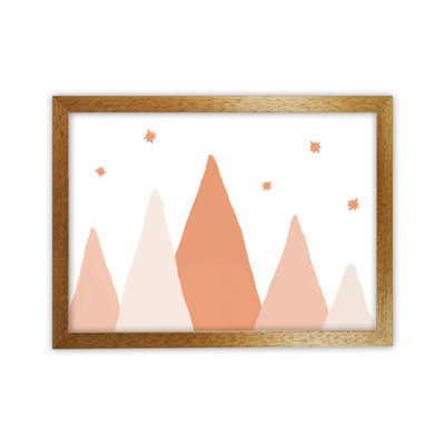 Blush Mountains By Orara - Print