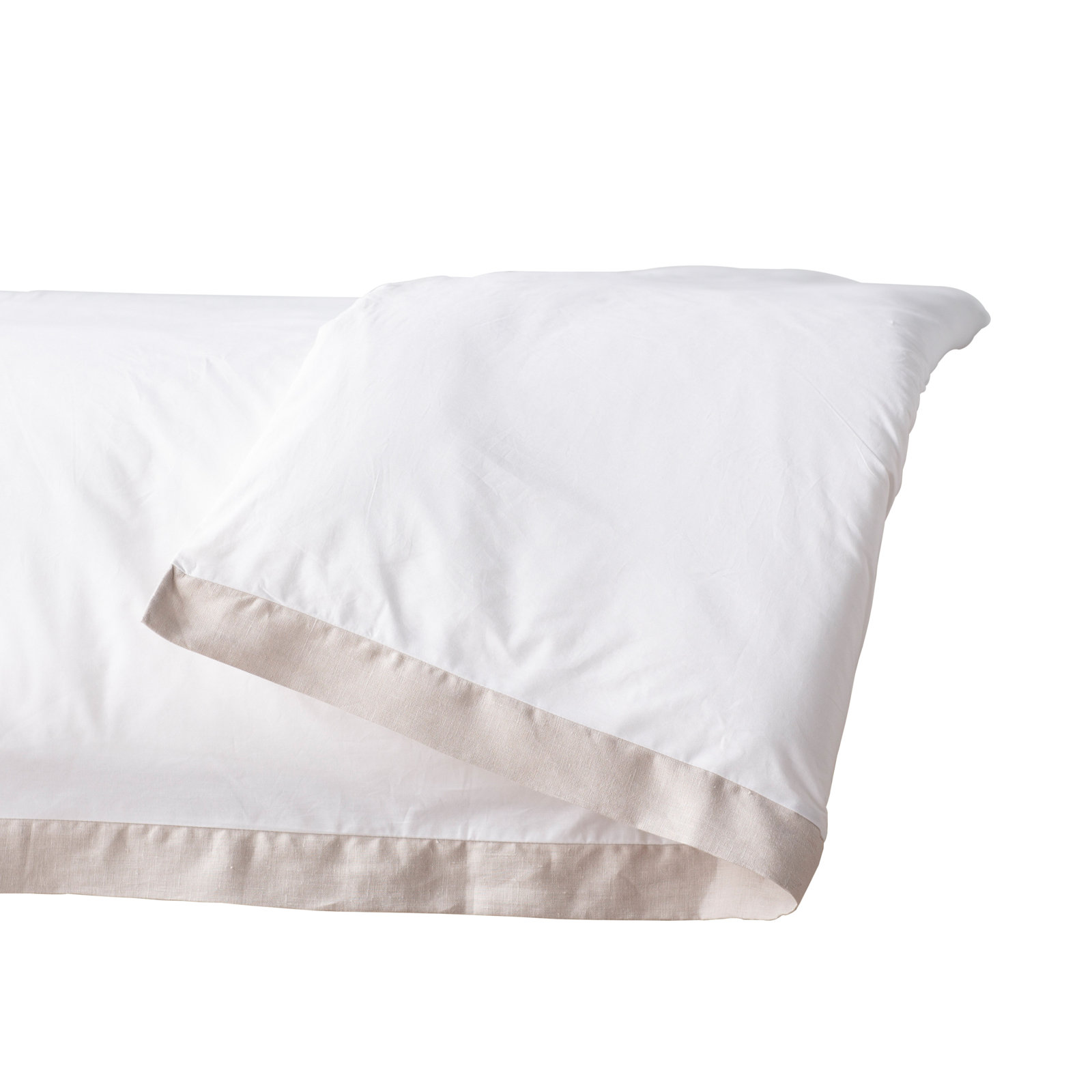 Mandalay Cuff Cotton Duvet Cover Set, King, Platinum
