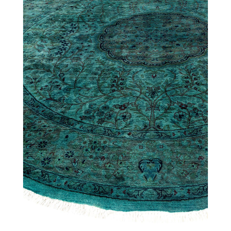 Fine Vibrance One-of-a-Kind 5' 8" X 5' 9" Hand Knotted Area Rug