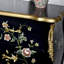Commode d'appoint avec 2 tiroirs peinte à la main
