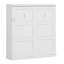 Système de lit pliant moderne avec intégration d'armoire cachée-1148307812