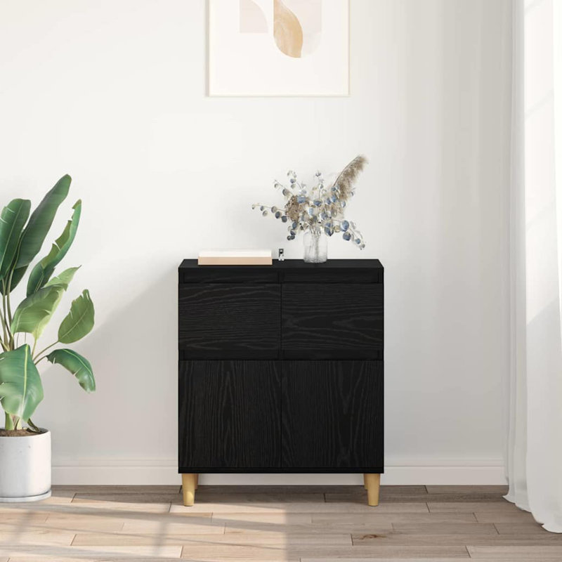 Sideboard Accent Chest, Black Oak