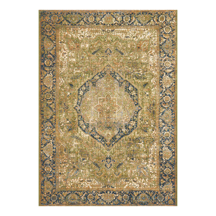 Green Nosara Indoor/Outdoor Traditional Rug