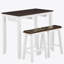Ensemble de table de bar et chaises, ensemble de table de salle à manger 4 pièces pour salon, salle à manger