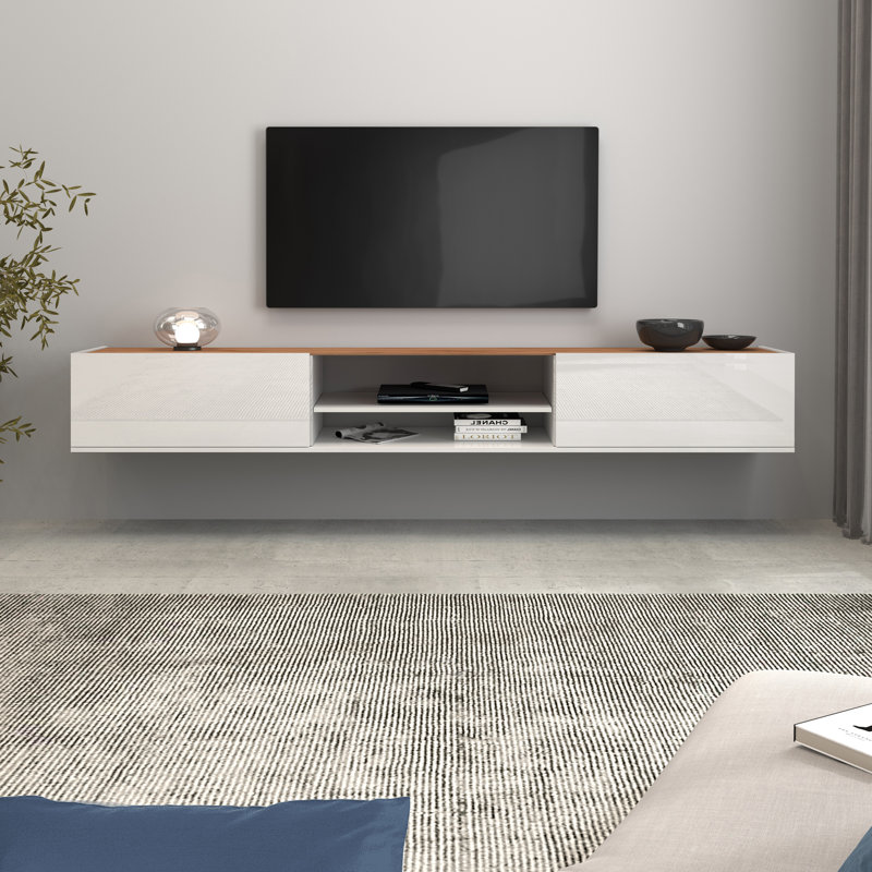 GARDA TV Stand for TVs up to 88", White