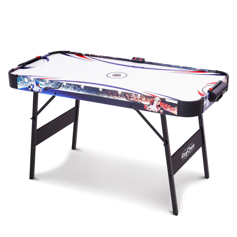 Raychee 48in Air Hockey Game Table With Stronger Motor, Digital Led Scoreboard