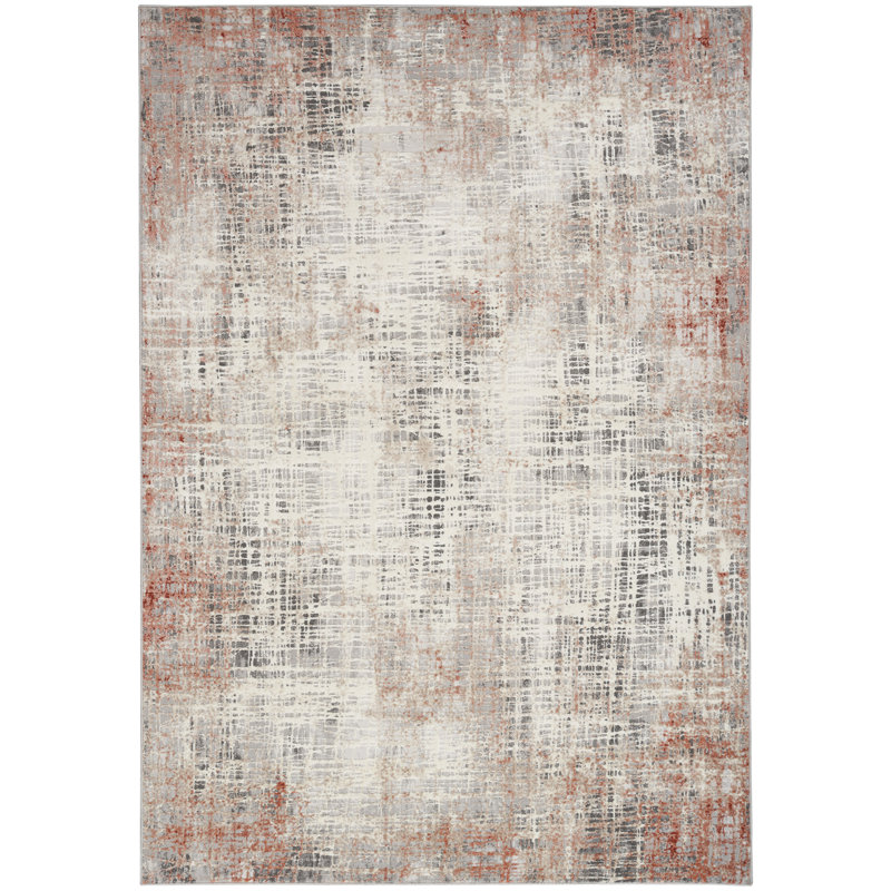 Infinity Abstract Indoor Rug, Rectangle 5'3" x 7'3"