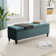 Ashtin Upholstered Flip Top Storage Bench with tray