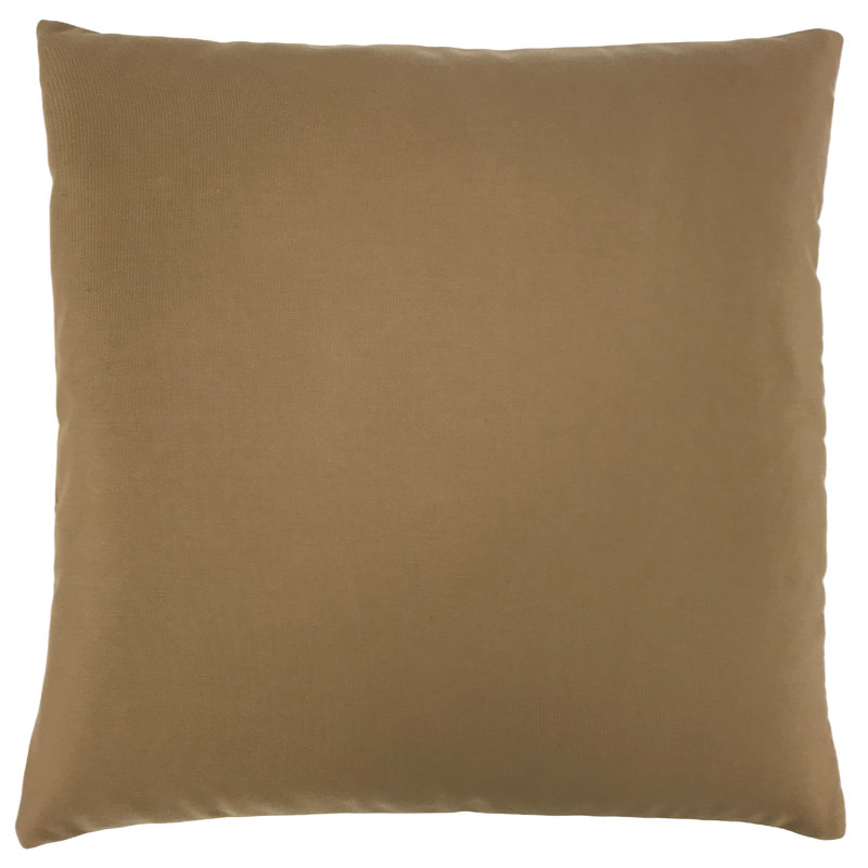 Coussin Jane Jane, 24 po x 24 po, Brun clair