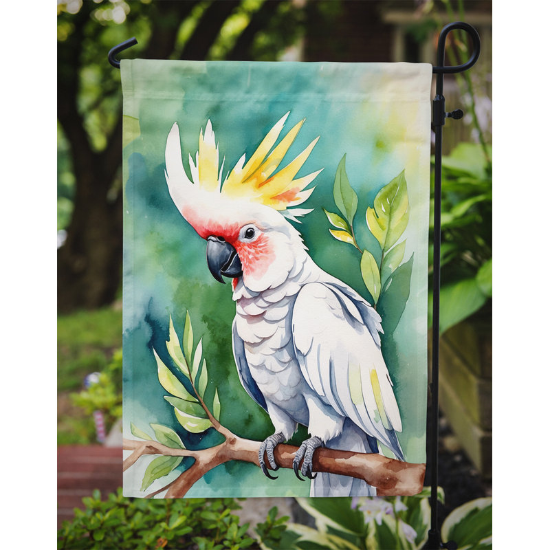 Drapeau de jardin, Cacatoès blanc
