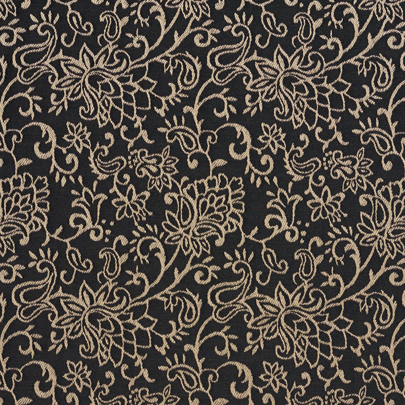 Tissu lustré, Noir